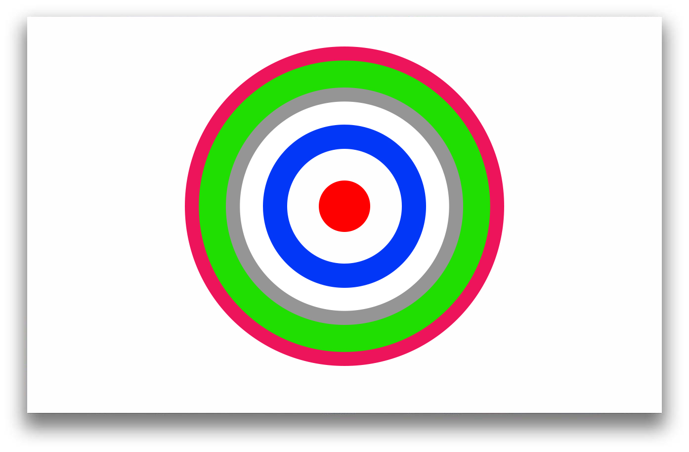 colorful target