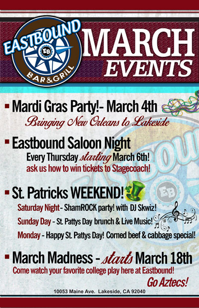 Our March Events