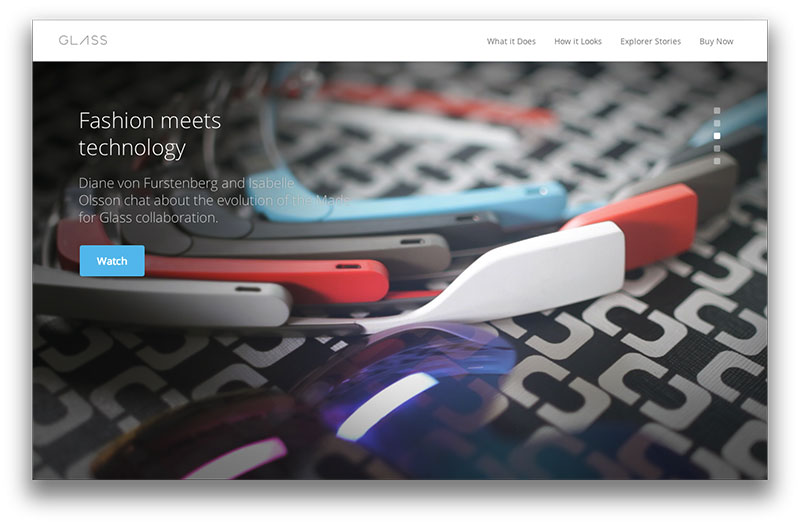 Google Glass website