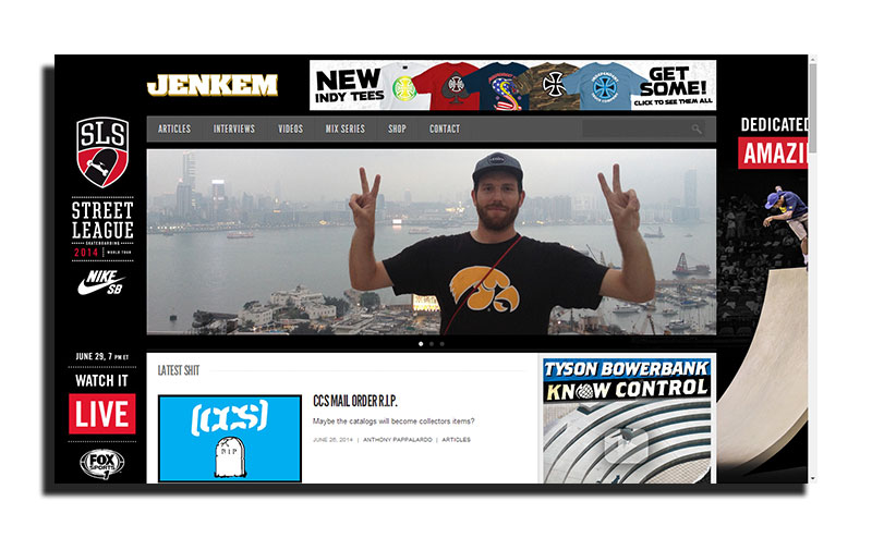 Jenkem Mag home page