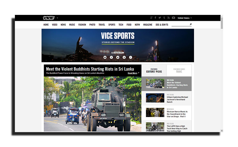 VICE News site
