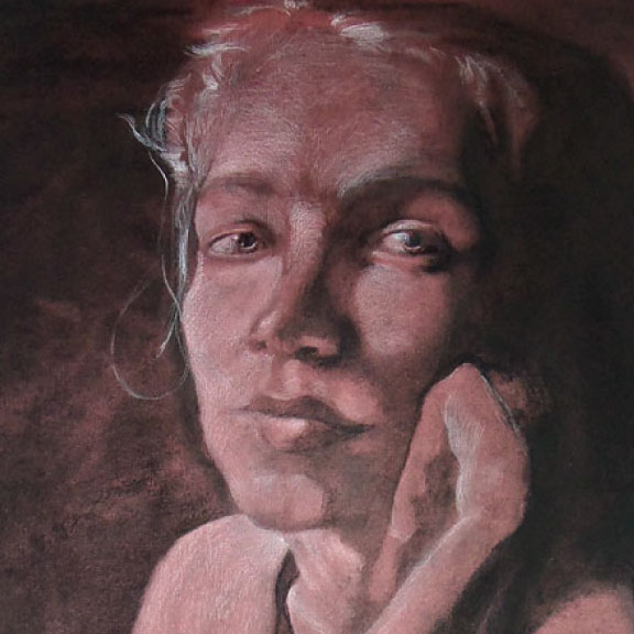 Chorcoal Portrait of a Woman