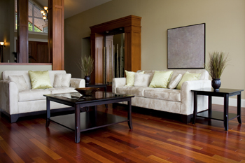 Cherry Flooring in Livingroom